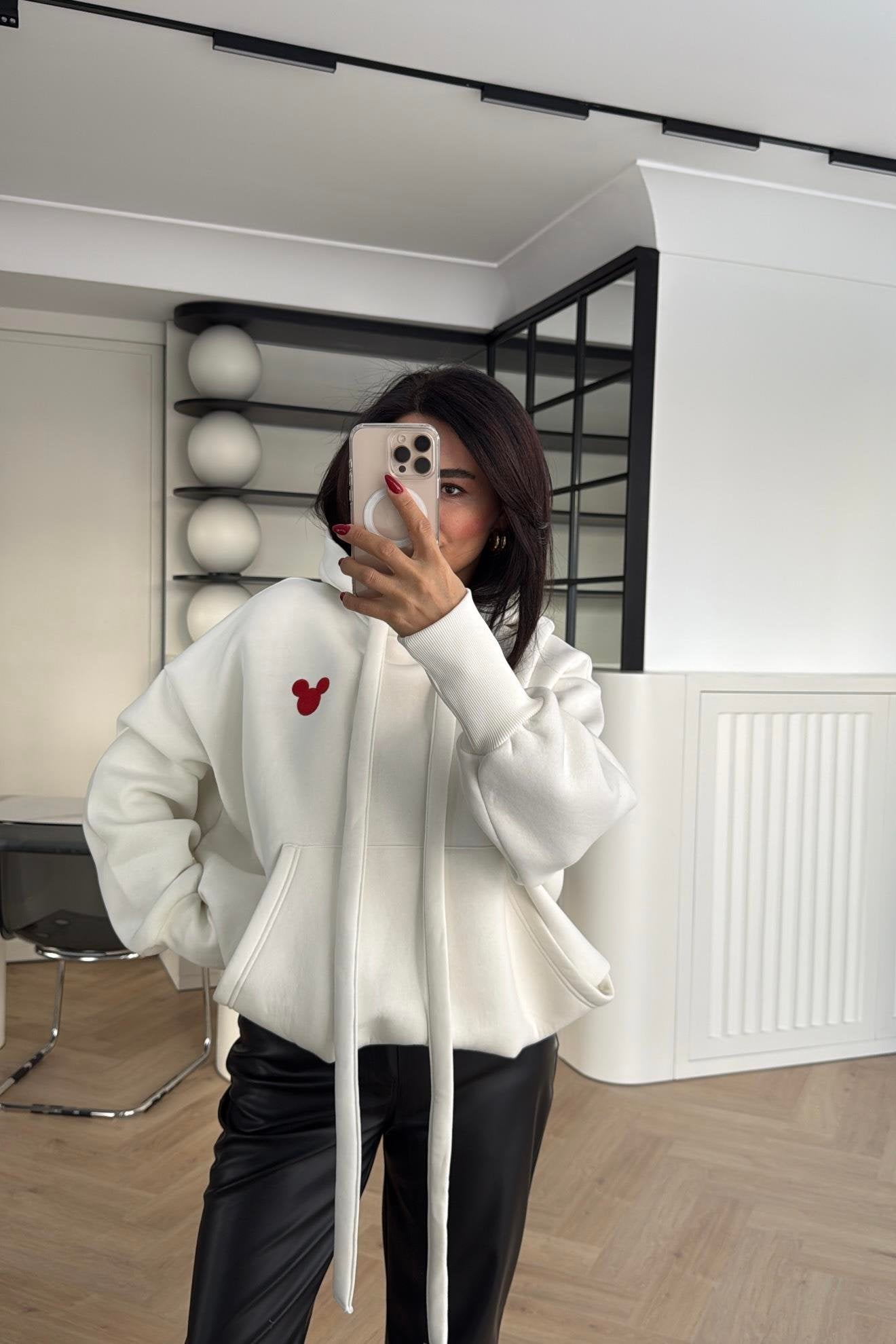 ELLE - Sweat à capuche Signature