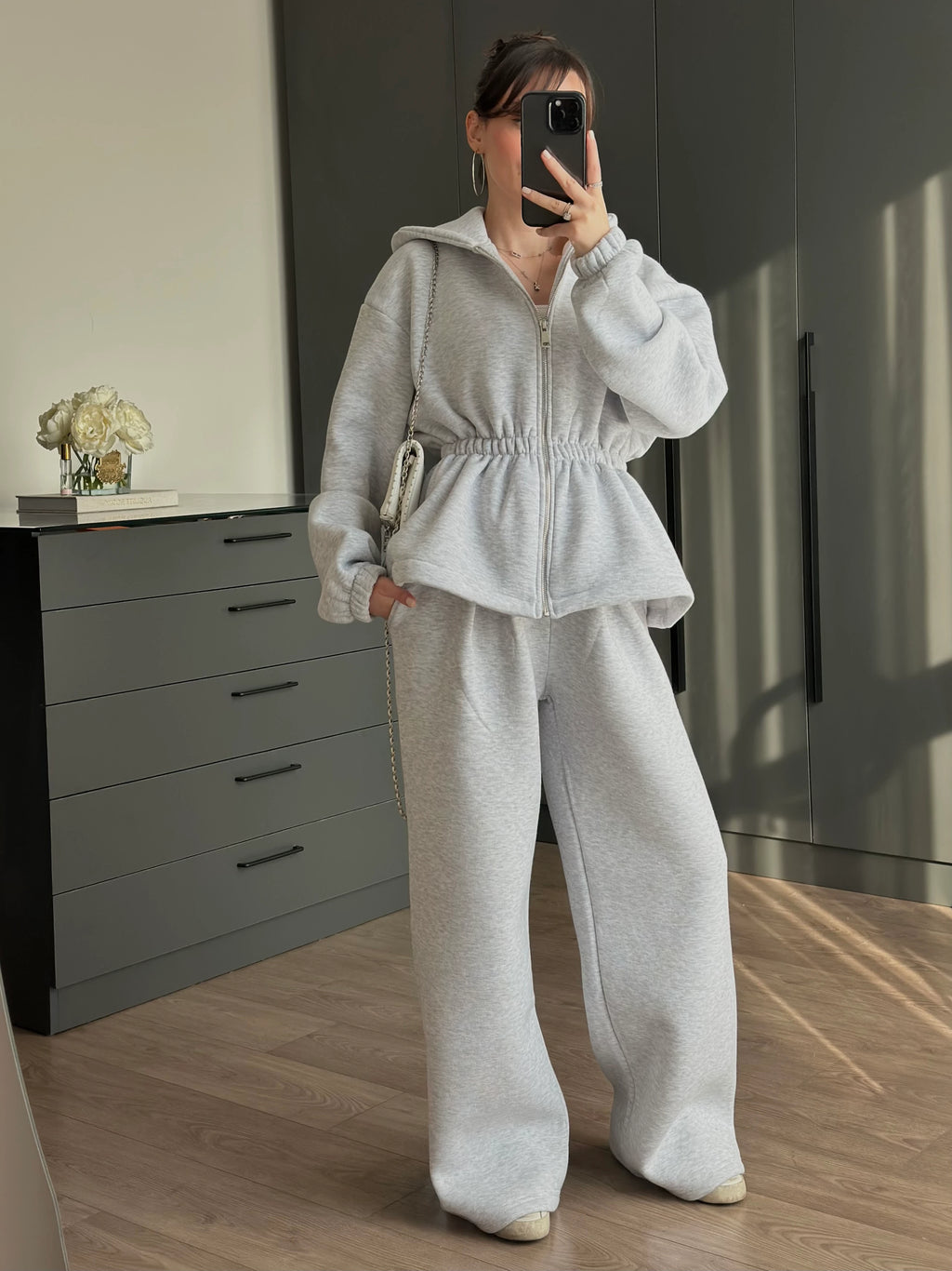 ELLE - Set signature effet molleton